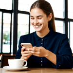 Personalized Insurance on Mobile**

"A young professional woman, smiling and relaxed, sitting at a cafe table with a latte. She is interacting with a user-friendly insurance app on her smartphone, reviewing policy options. The app interface showcases customizable coverage sliders and clear pricing.  Modern, bright cafe setting.  Focus on ease of use and convenience. fully clothed, professional, appropriate content, safe for work, perfect anatomy, natural proportions, well-formed hands, proper finger count."

**