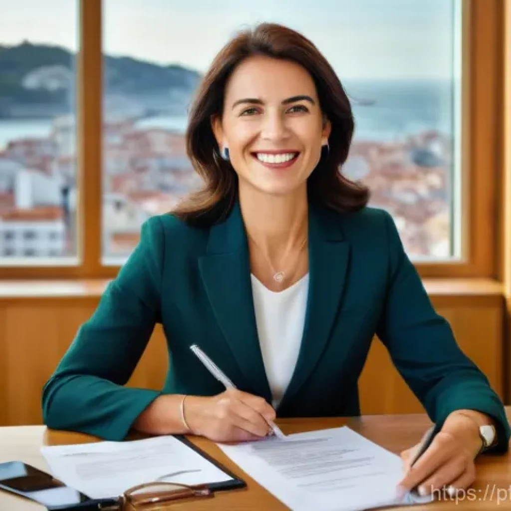 보험중개사와 관련된 업무 윤리 사례 - **Prompt:** A Portuguese female insurance broker, in her early 40s, with a warm and reassuring smile...