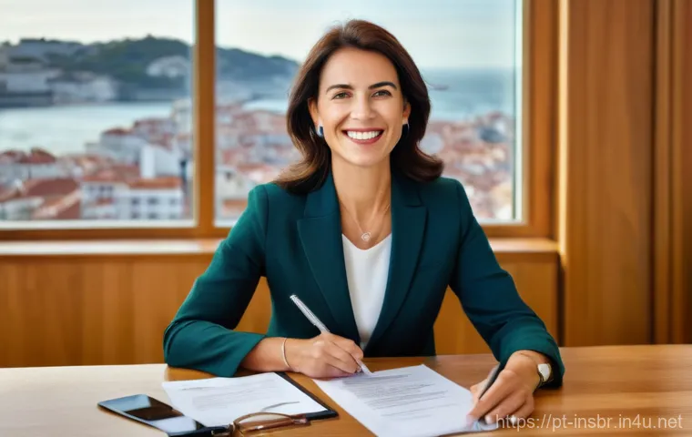 보험중개사와 관련된 업무 윤리 사례 - **Prompt:** A Portuguese female insurance broker, in her early 40s, with a warm and reassuring smile...