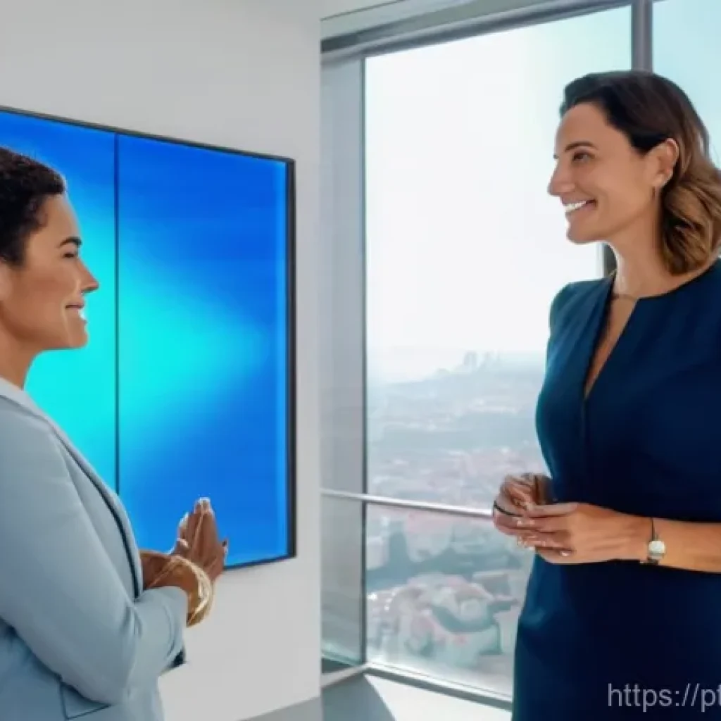 보험중개사와 관련된 최신 보험 기술 성공 사례 연구 및 분석 - **Prompt:** A Portuguese insurance broker, a friendly and professional woman in her late 30s, dresse...