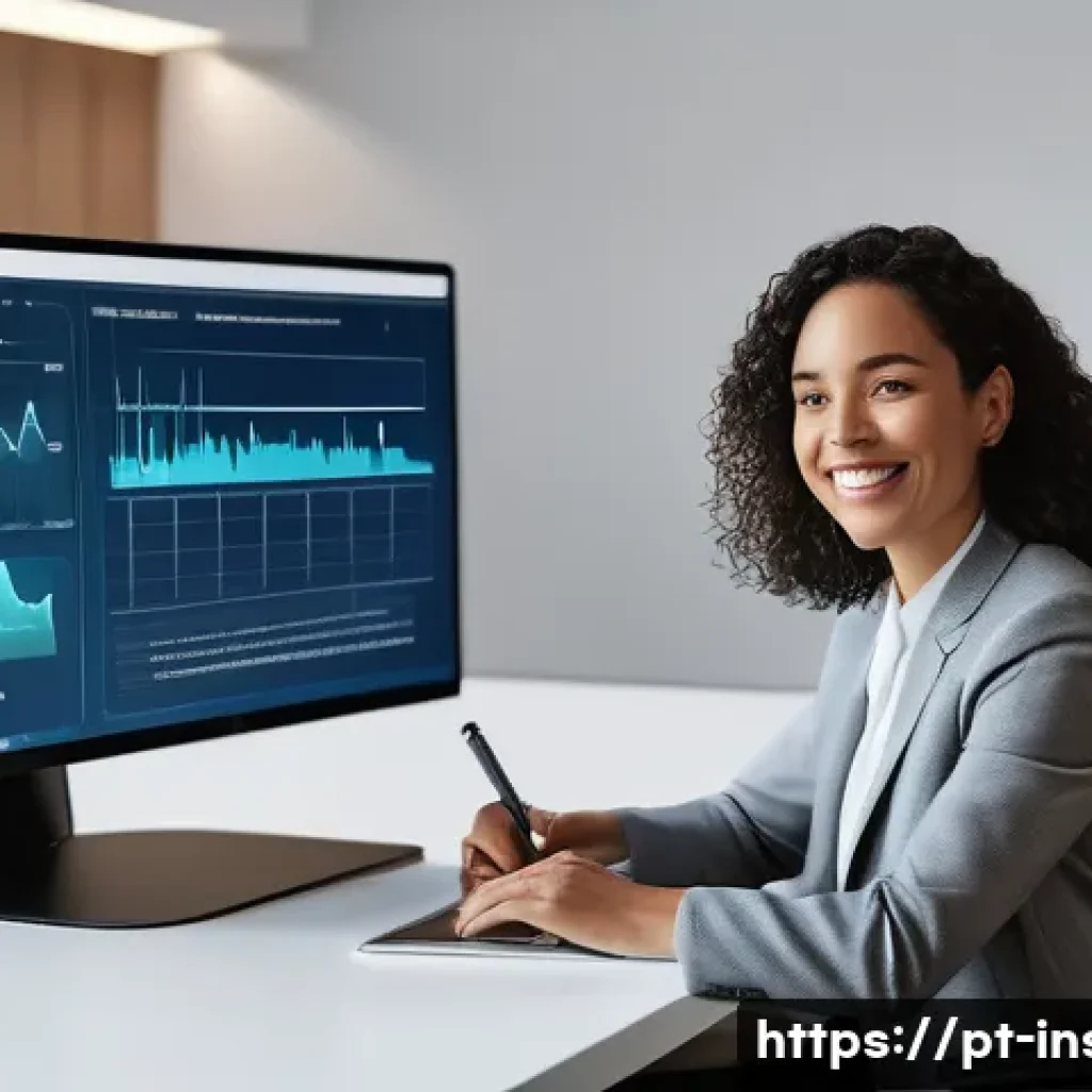 보험중개사와 관련된 최신 AI 기술 도입 사례 - **Prompt:** "A professional, diverse insurance mediator, a woman in her late 30s with a warm, confid...