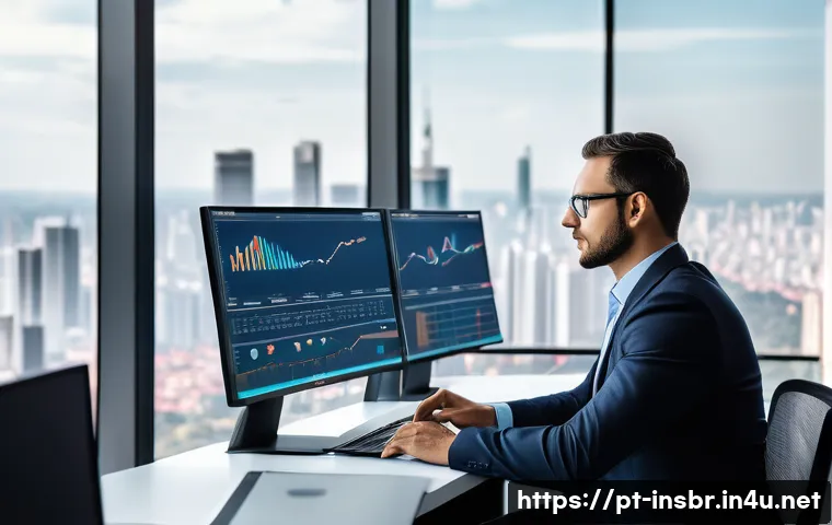 보험중개사 자격증으로 시작할 수 있는 직업 옵션 - A professional insurance consultant in a modern office environment, wearing business attire and glas...